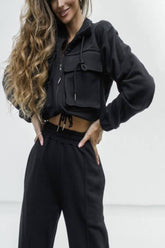 Black Jersey vibes sweatsuit